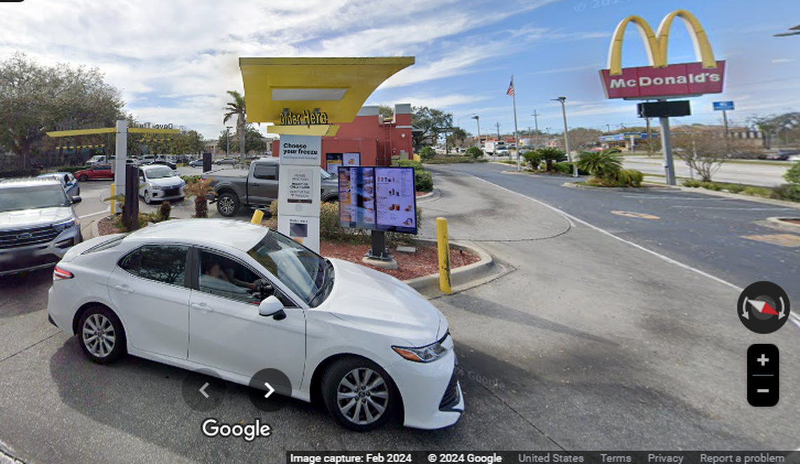 The incident happened after a customer at the McDonald’s drive-thru reported a mistake in their order at 1 a.m., police said.