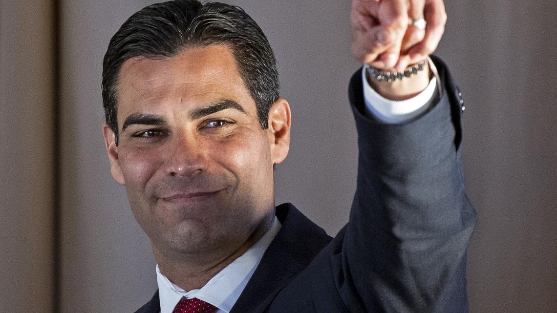 City of Miami Mayor Francis Suarez delivers the 2019 State of the City Address at the Miami Freedom Tower on Tuesday, January 29, 2019. He works as a part-time lawyer, and has declined to reveal his clients, citing confidentiality rules.