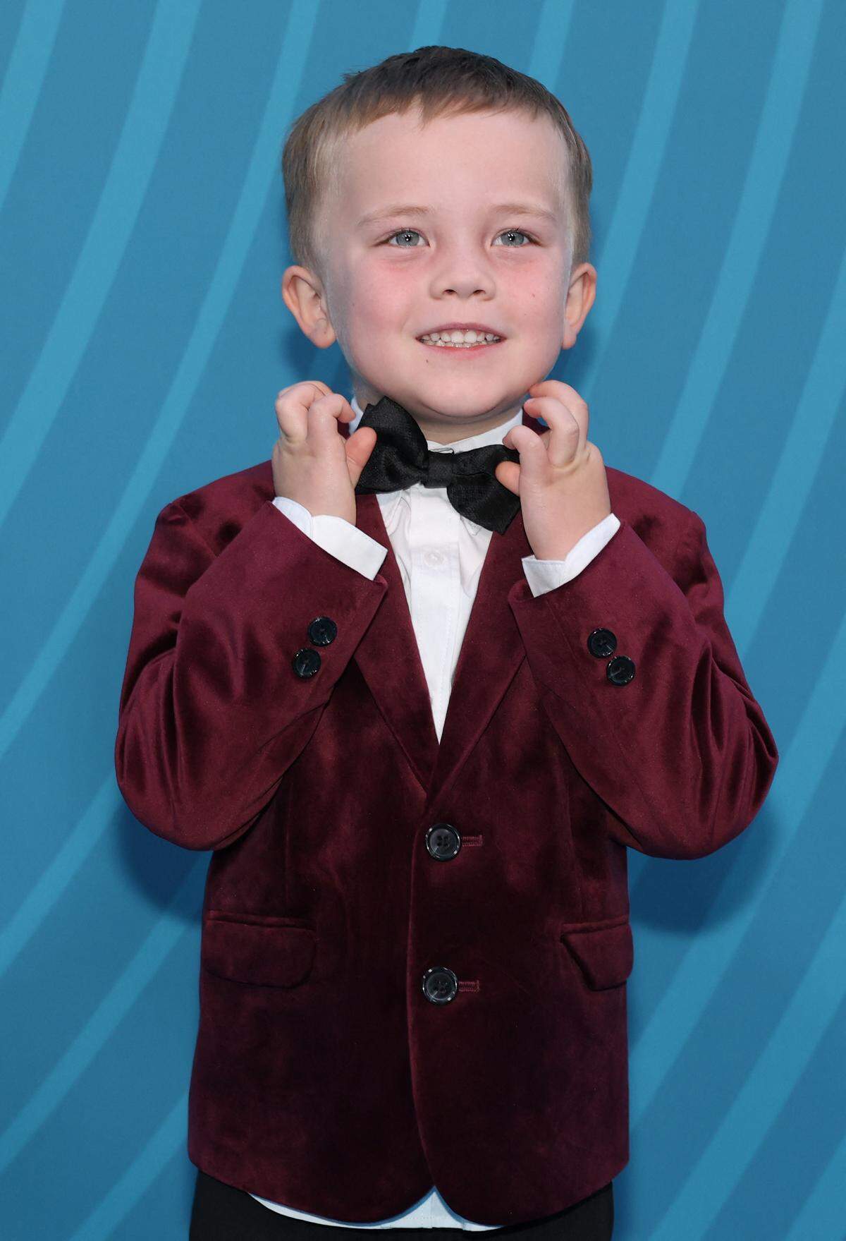 US actor Frankie Muniz's son Mauz Mosley Muniz attends Hulu's "Malcolm in the Middle: Life's Still Unfair" premiere at the DGA theater in New York on April 7, 2026. (Photo by ANGELA WEISS / AFP via Getty Images)