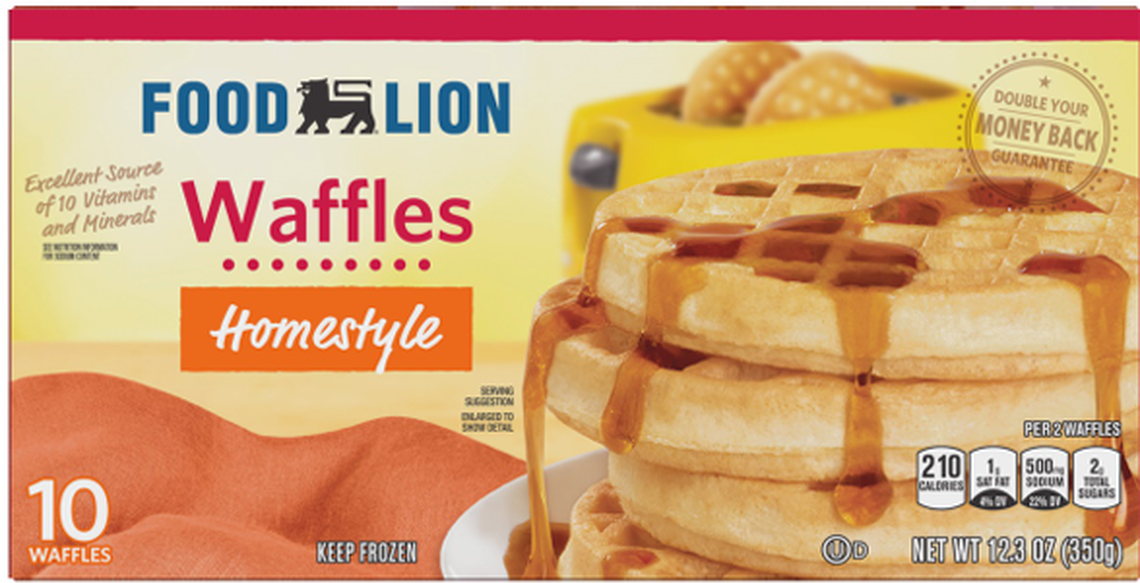 Homestyle Waffles were one of the varieties recalled sold under the Food Lion brand.