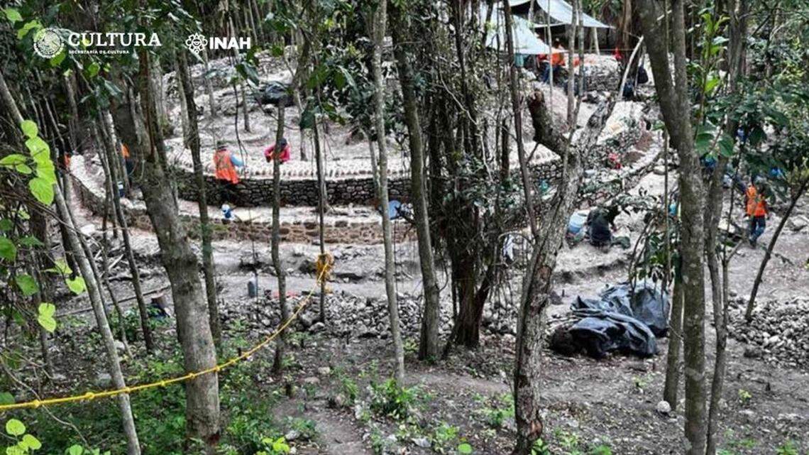 An ancient structure used by a cult was unearthed in Mexico, officials said.
