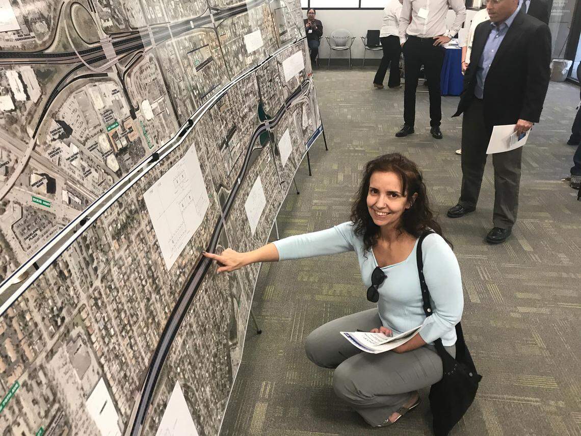 Marina Comas, a paralegal who has spent 36 years in her home nearby, said she doesn’t like the idea of leaving the neighborhood if Florida purchases her house to make way for an expanded Palmetto Expressway. “All the neighbors know each other,” she said. “When there’s a hurricane, everyone comes out and helps.”