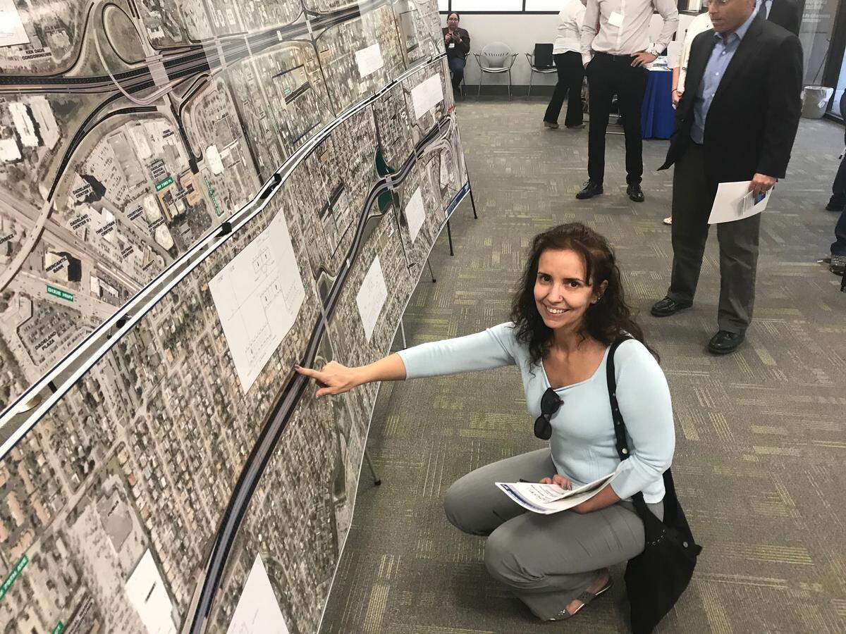 Marina Comas, a paralegal who has spent 36 years in her home nearby, said she doesn’t like the idea of leaving the neighborhood if Florida purchases her house to make way for an expanded Palmetto Expressway. “All the neighbors know each other,” she said. “When there’s a hurricane, everyone comes out and helps.”