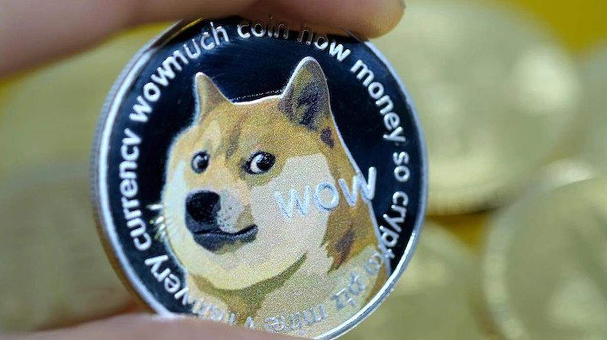 The crytocurrency Dogecoin reached 25 cents per coin on April 15, up more than 300 percent from the week before.