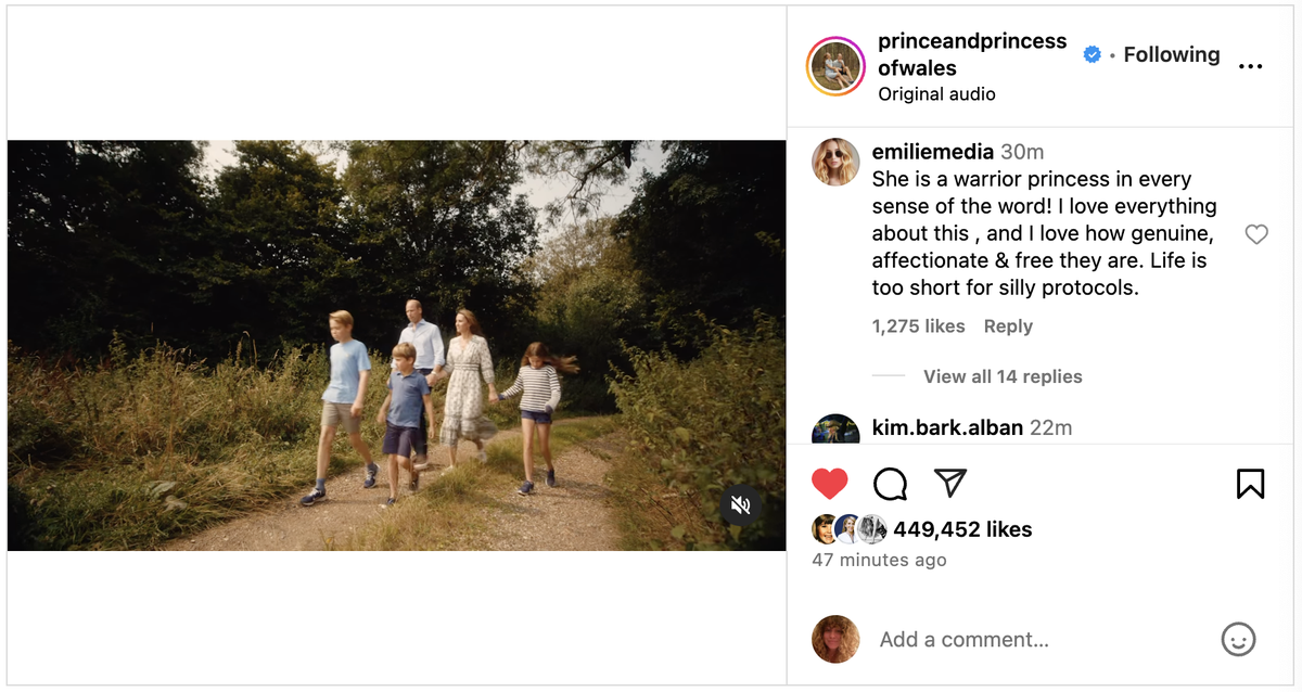 Princess Catherine shares rare video of her family of five.