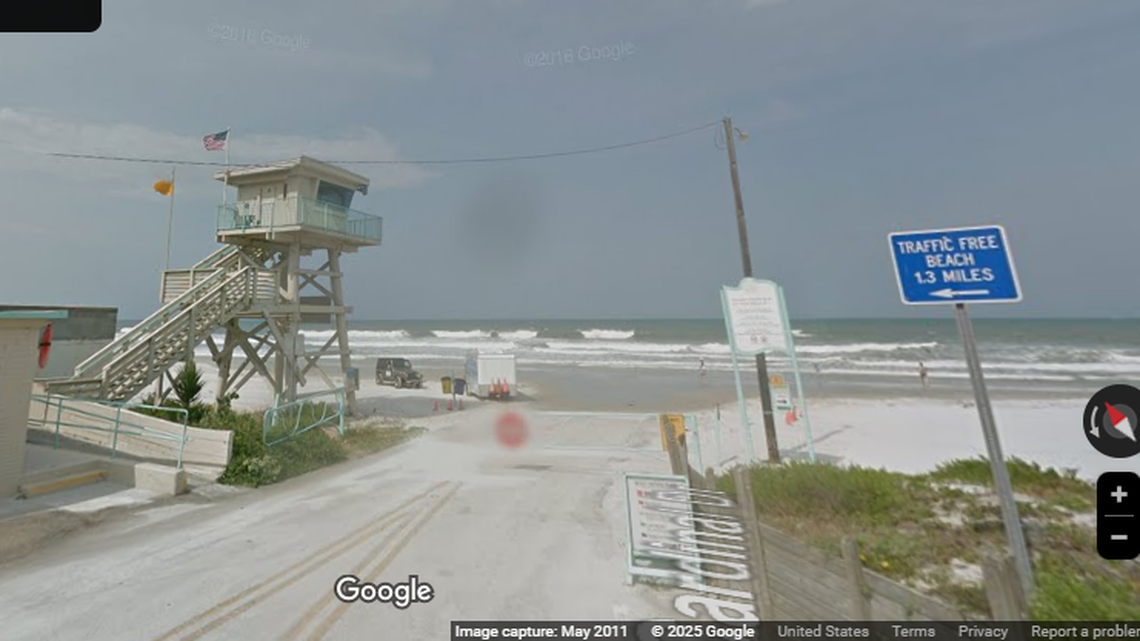 The beachgoer was hit near the Cardinal Drive beach ramp in Ormond Beach, Florida, the Volusia Sheriff’s Office said.
