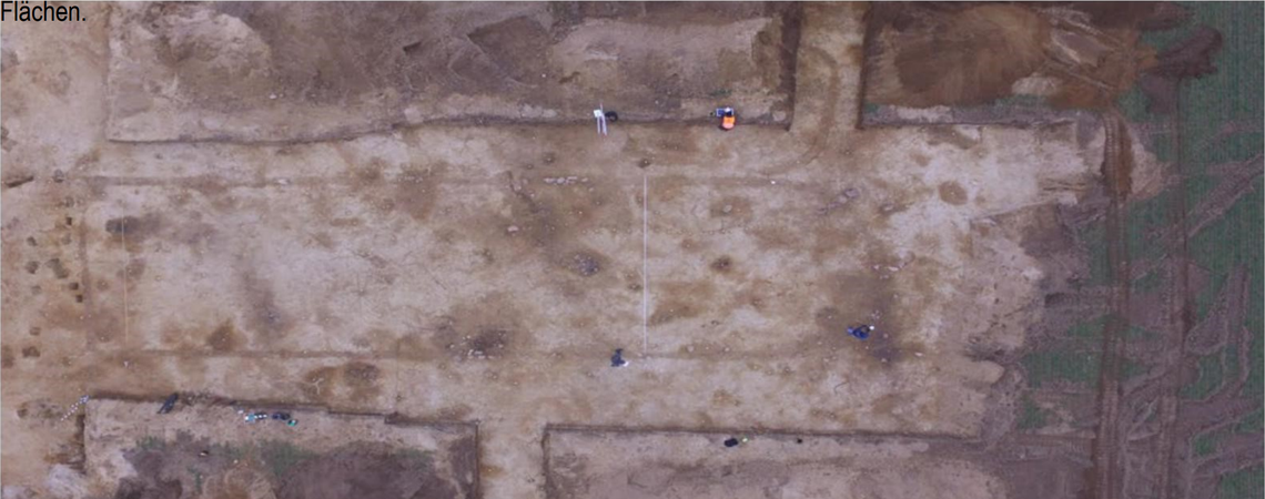 An aerial view of the meeting hall of the legendary ancient King.
