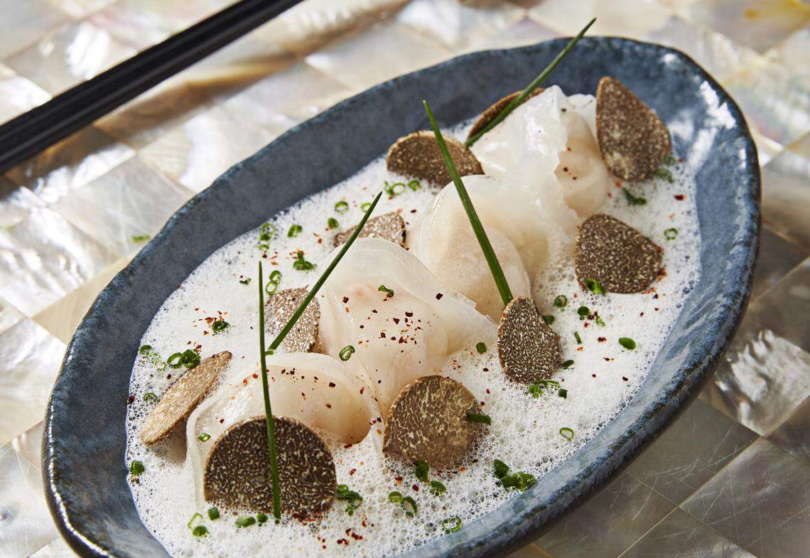 Truffle dumplings at Jaya