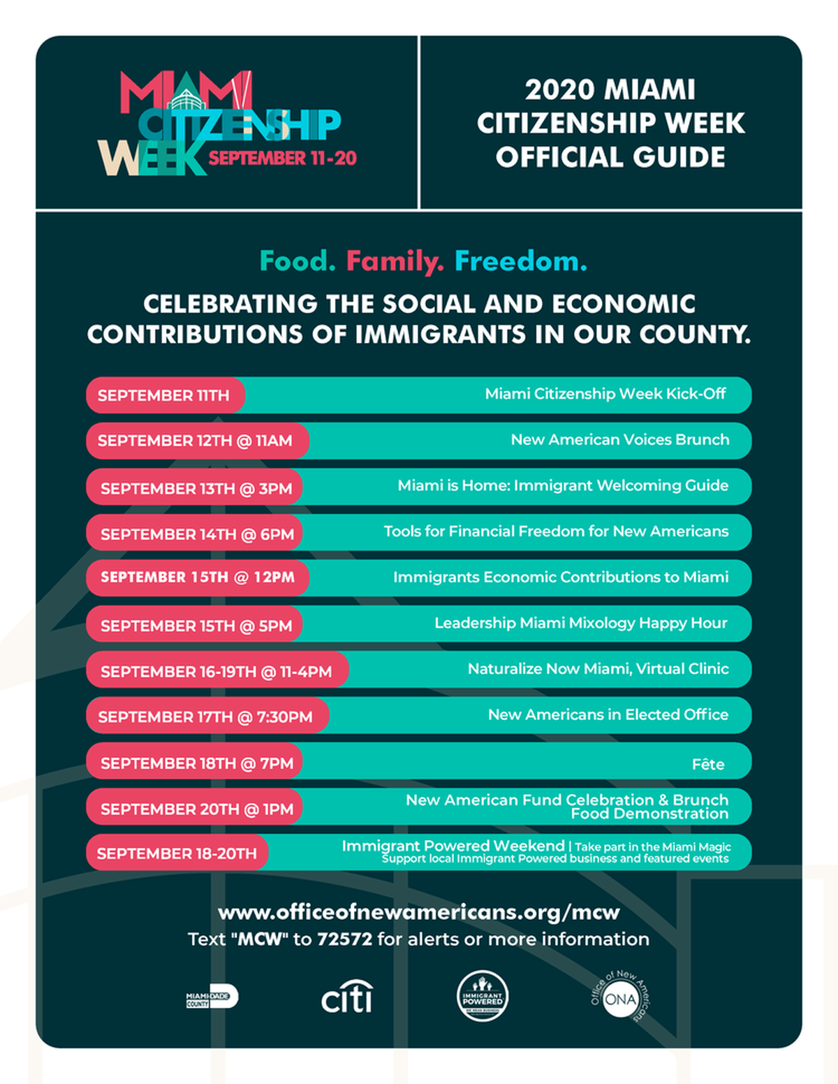 Miami Citizenship Week 2020