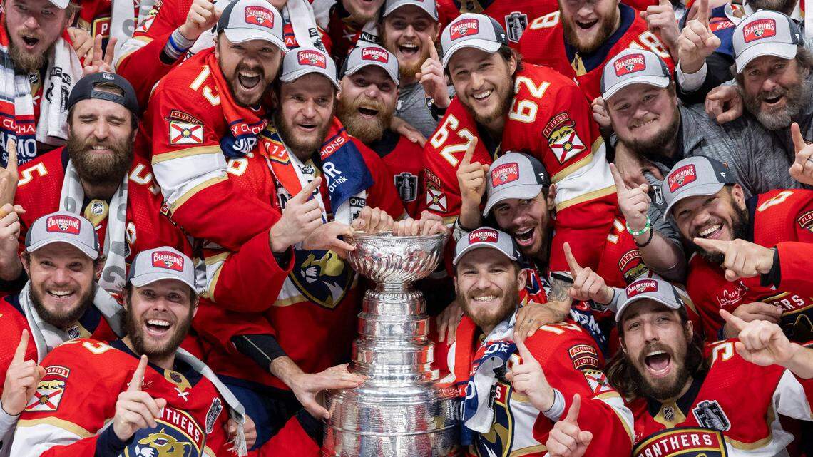 These photos capture electrifying Game 7 where the Florida Panthers win first Stanley Cup
