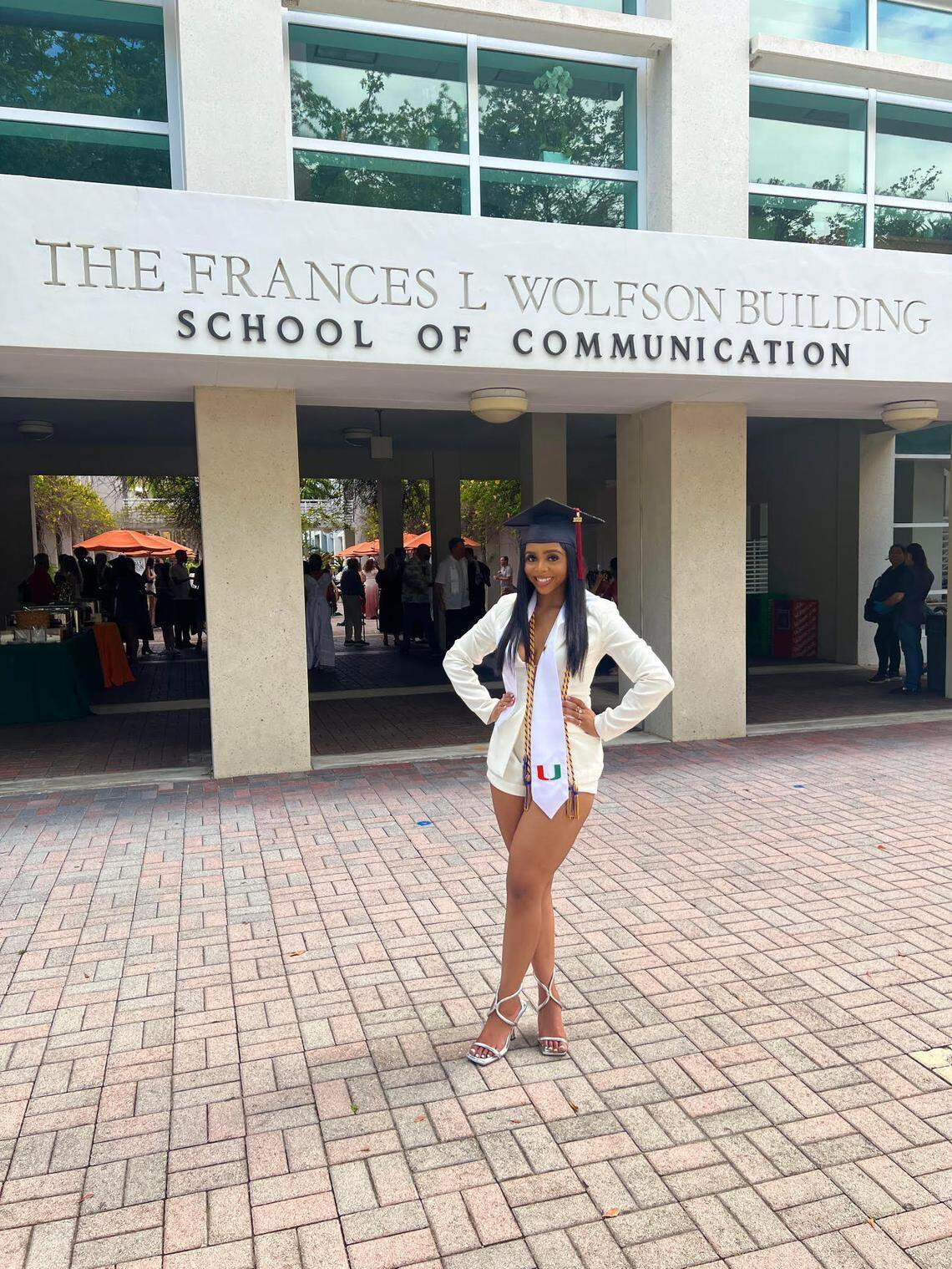 Isha Thornton graduated summa cum laude from the University of Miami on Friday, May 13, 2022, and will be attending law school at UCLA in the fall.