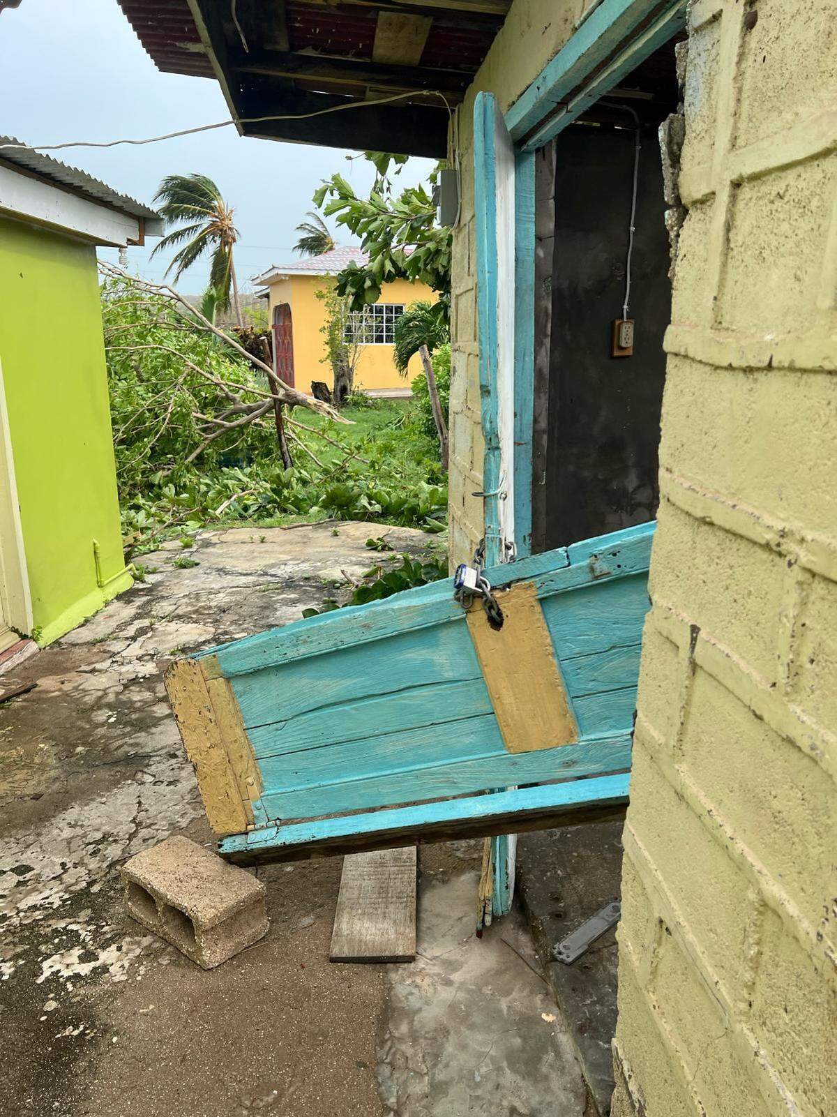 In Treasure Beach, a small fishing and agricultural community on the coast of southern Jamaica, residents said that there was widespread property damage.