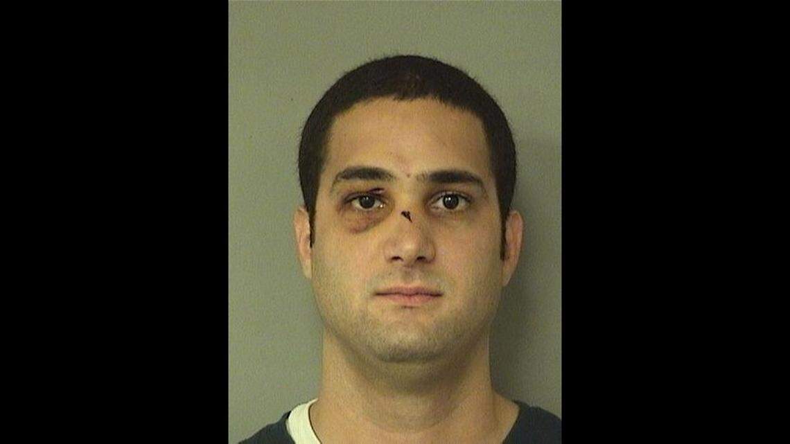 Xavier Inocencio Moran's booking photo on April 10, 2018. Palm Beach County Sheriff Department charged Moran with possession of burglary tools and burglary of a dwelling.