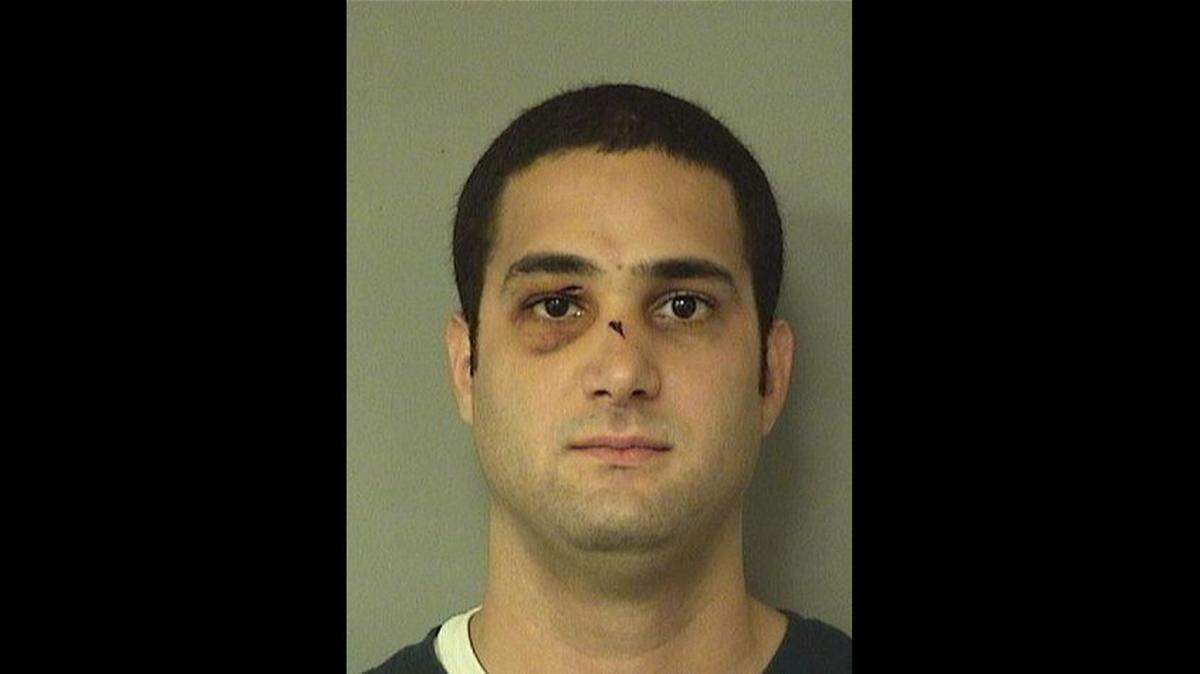 Xavier Inocencio Moran's booking photo on April 10, 2018. Palm Beach County Sheriff Department charged Moran with possession of burglary tools and burglary of a dwelling.