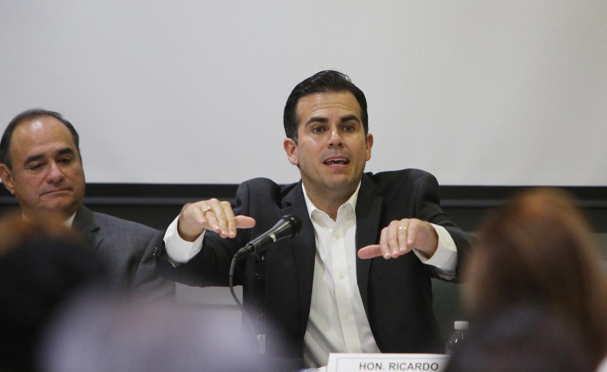 Ricardo Roselló, gobernador de Puerto Rico, estuvo en Miami el 26 de octubre del 2018 para hablar en un acto organizado por un grupo que pide a los electores puertorriqueños en Estados Unidos que apoyen a candidatos que respaldan la estadidad para la isla.