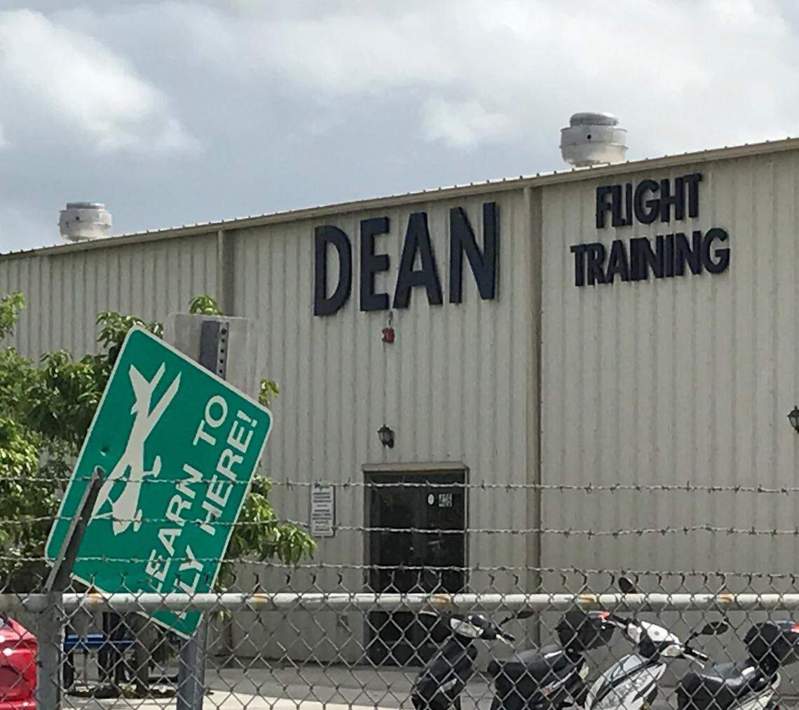 Dean International Flight School on Tuesday afternoon.