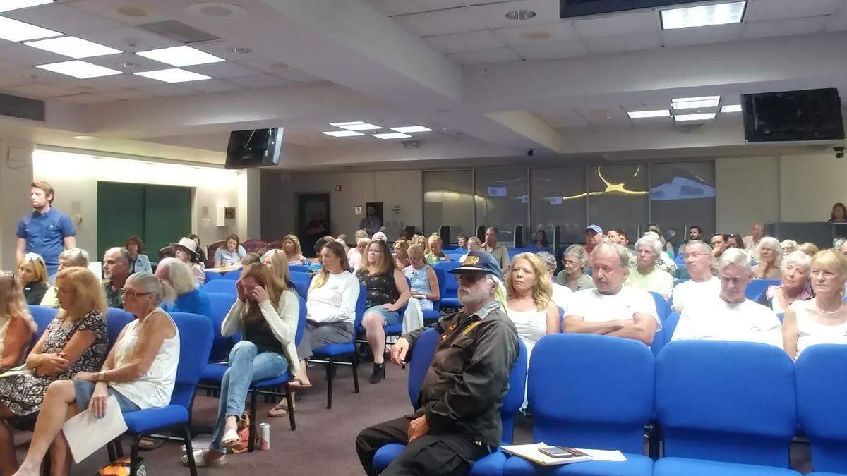 About 75 people attended the Aug. 22, 2019, federal government’s public meeting in Marathon over the possible delisting of Key deer.