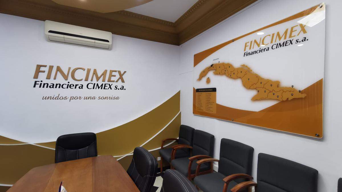 A Fincimex office. The company handled billions of dollars in remittances from Cubans abroad for years.