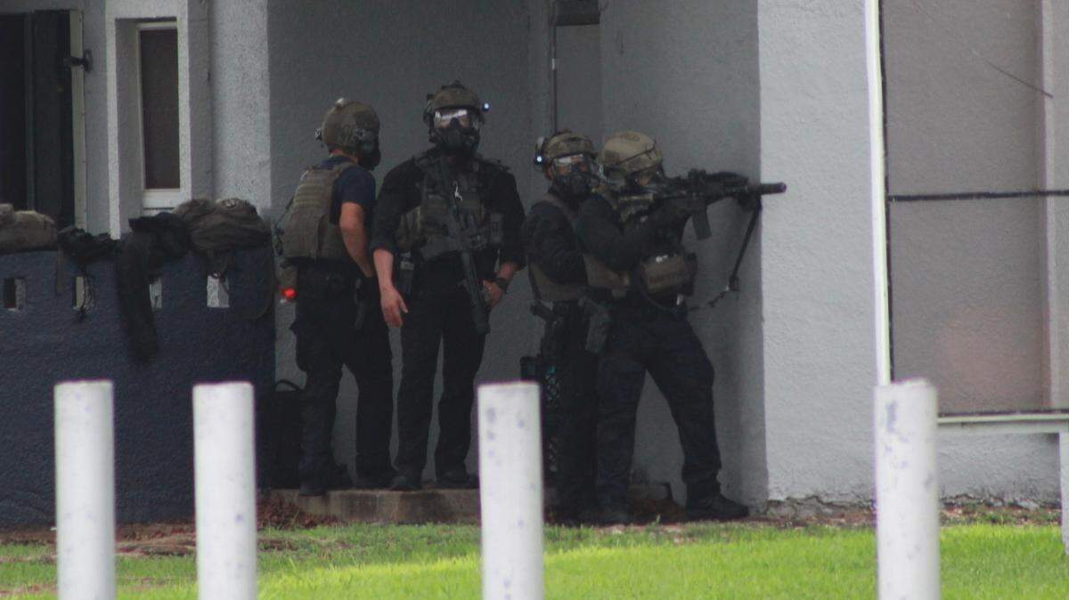Homestead police and Miami-Dade police’s SWAT team forcibly pushed into a home, believing a wanted man to be inside. He wasn’t.