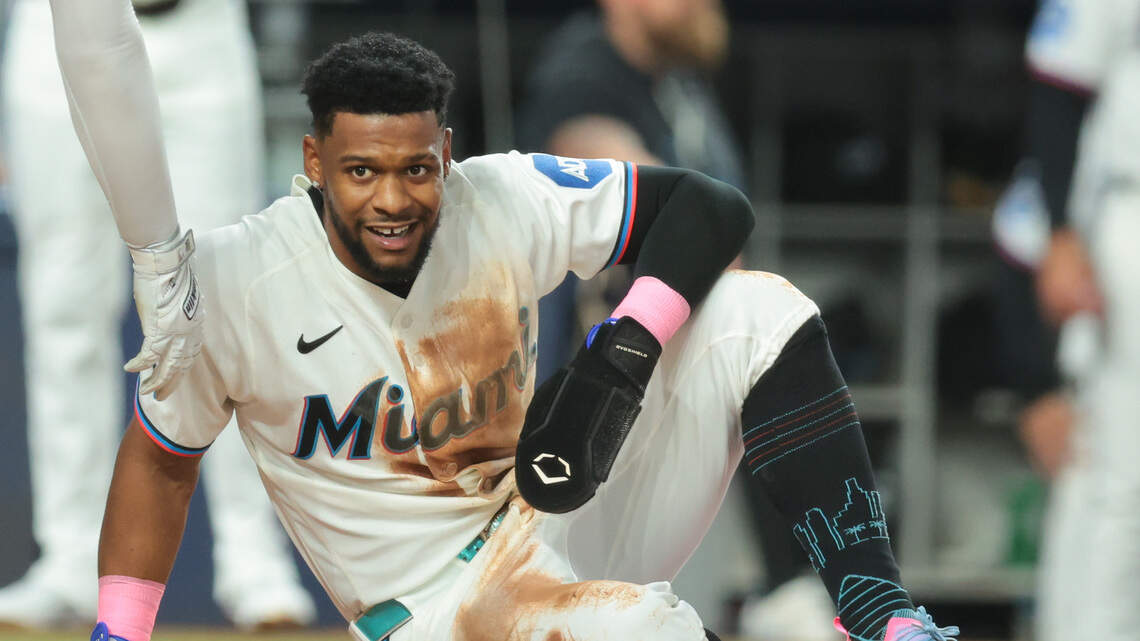 Otto Lopez’s magic on the basepaths helps Marlins beat Red Sox, avoid series sweep