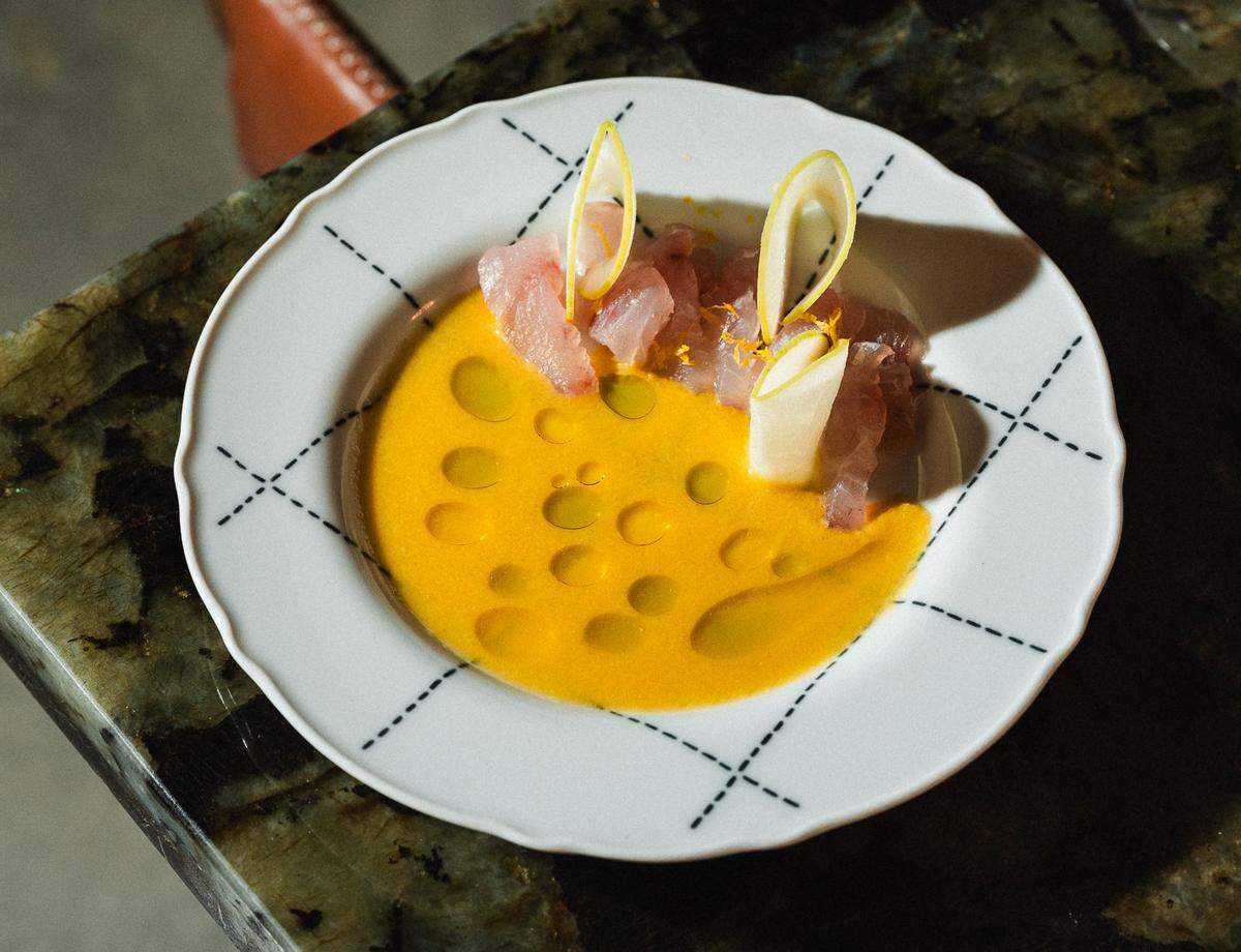 Snapper crudo at Picoteo, now open in Wynwood.
