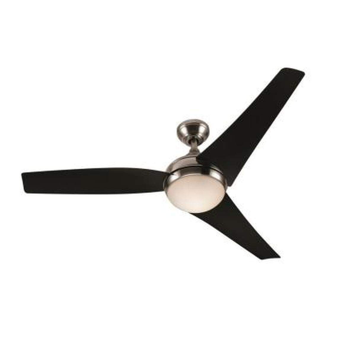 Harbor Breeze Brushed Nickel Belleisle Bay Ceiling Fan, Model No. 40650