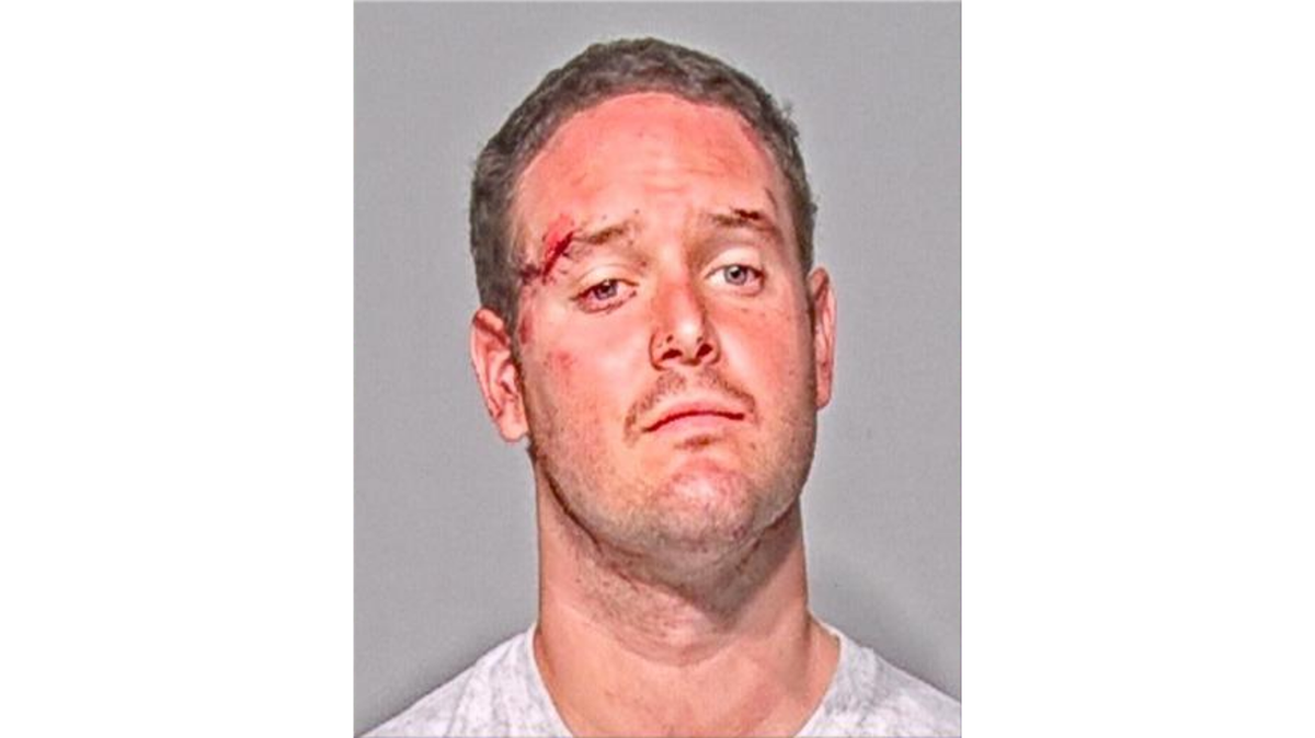 Jordan Klock crashed his car after side swiping a semi-truck in Milwaukee, Wisconsin, police say, and then danced barefoot and did karate moves while on a highway.