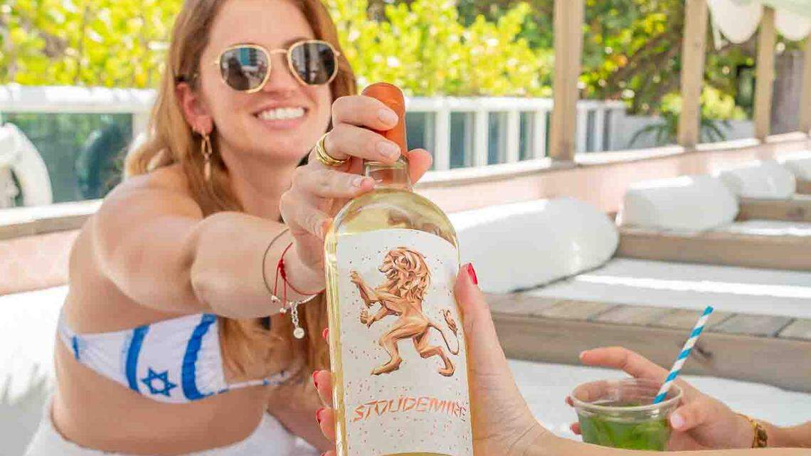 A promotional photo from Nana Beach Club, which will blending Mediterranean cuisine that meets Kosher standards along with Israeli-style nightlife.