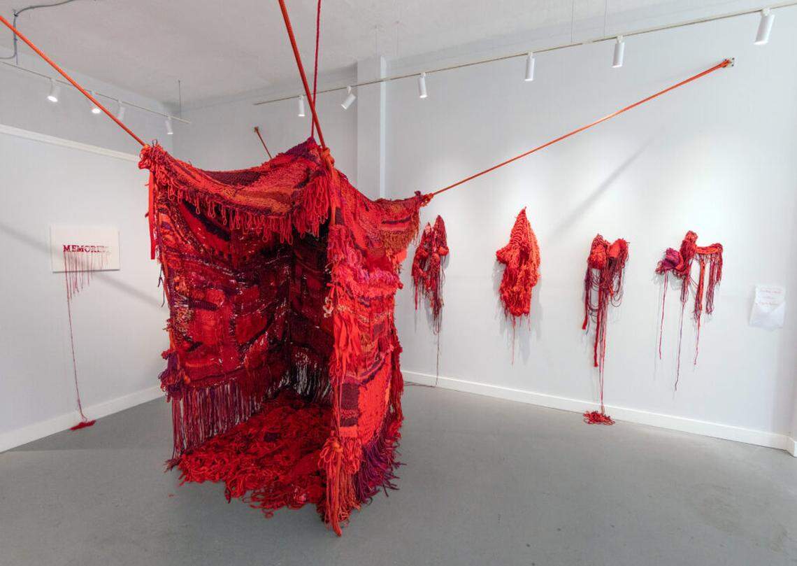 The exhibition takes its name from a book “The Red Tent” by Anita Diamant.