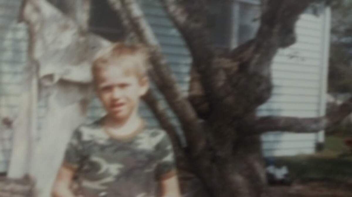 A photo of a young Reginald Schroat. He grew into a strong man, but his intellectual capacity remained that of a 7-year-old, his family said.