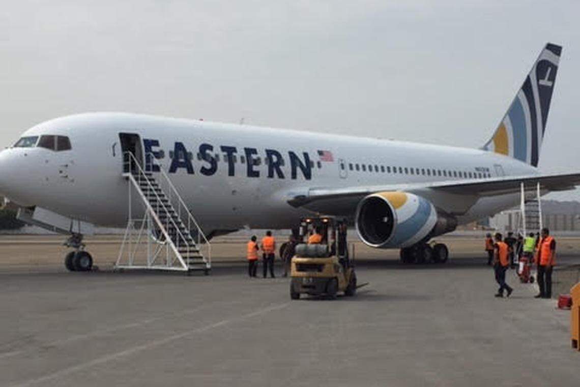 Eastern Airlines has arranged 60 repatriation flights for 10,000 U.S. citizens during the coronavirus crisis.