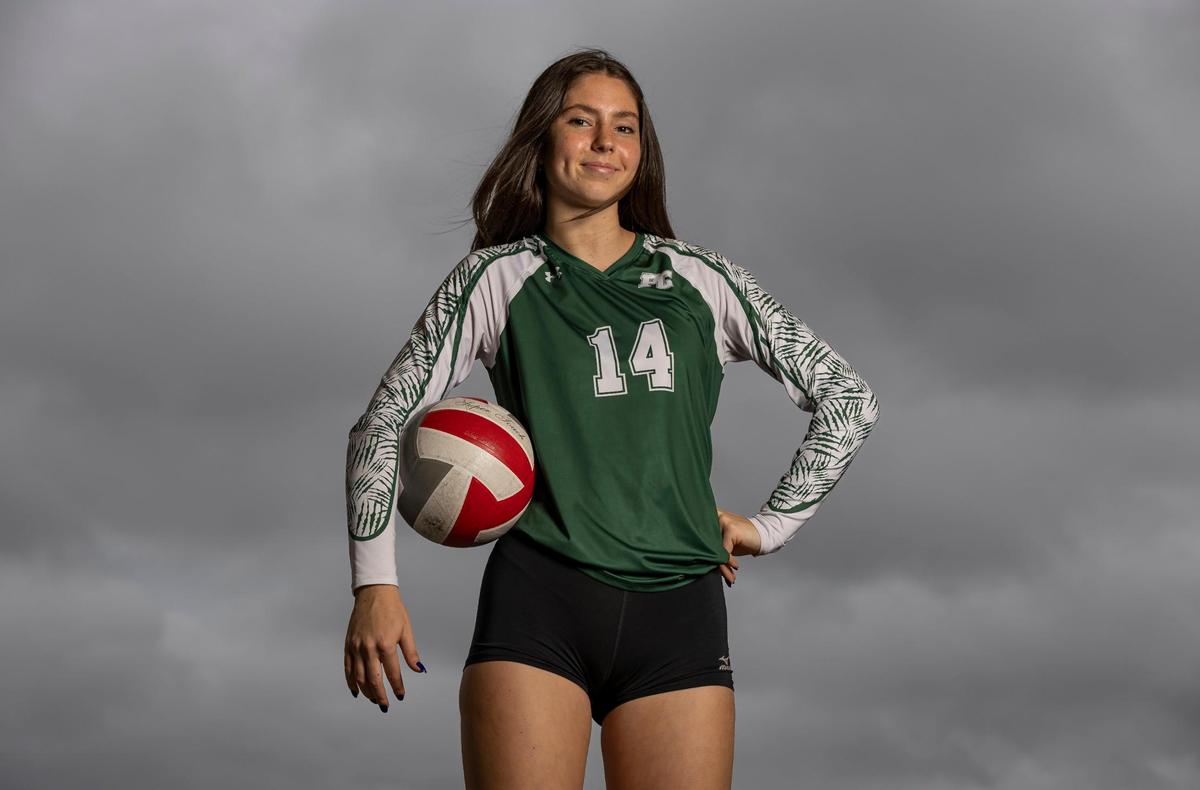 Mia Gold, Pine Crest School, Volleyball. All-Broward players photographed at Brian Piccolo Sports Park on Wednesday, Dec. 13, 2022, in Cooper City, Fla.