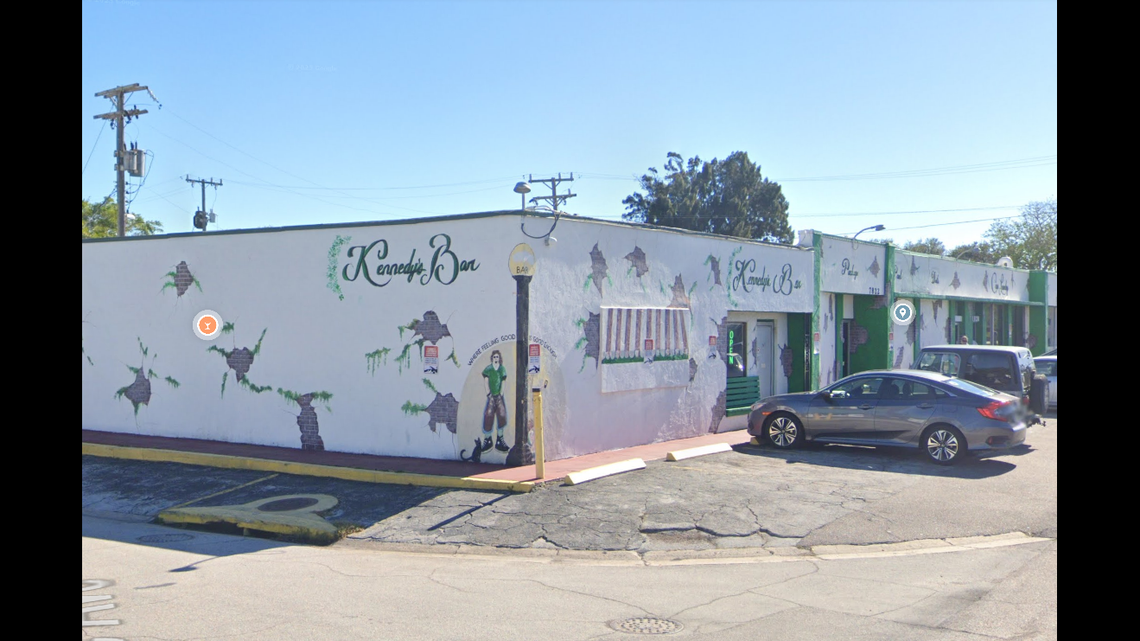 The machete incident happened April 2 at Kennedy’s Lamp Post Tavern in in Cape Canaveral, Florida, WKMG reports.