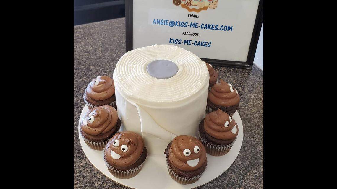 Quarantine Cakes have become popular during the Coronavirus COVID-19 pandemic. They’re made to resemble toilet paper.