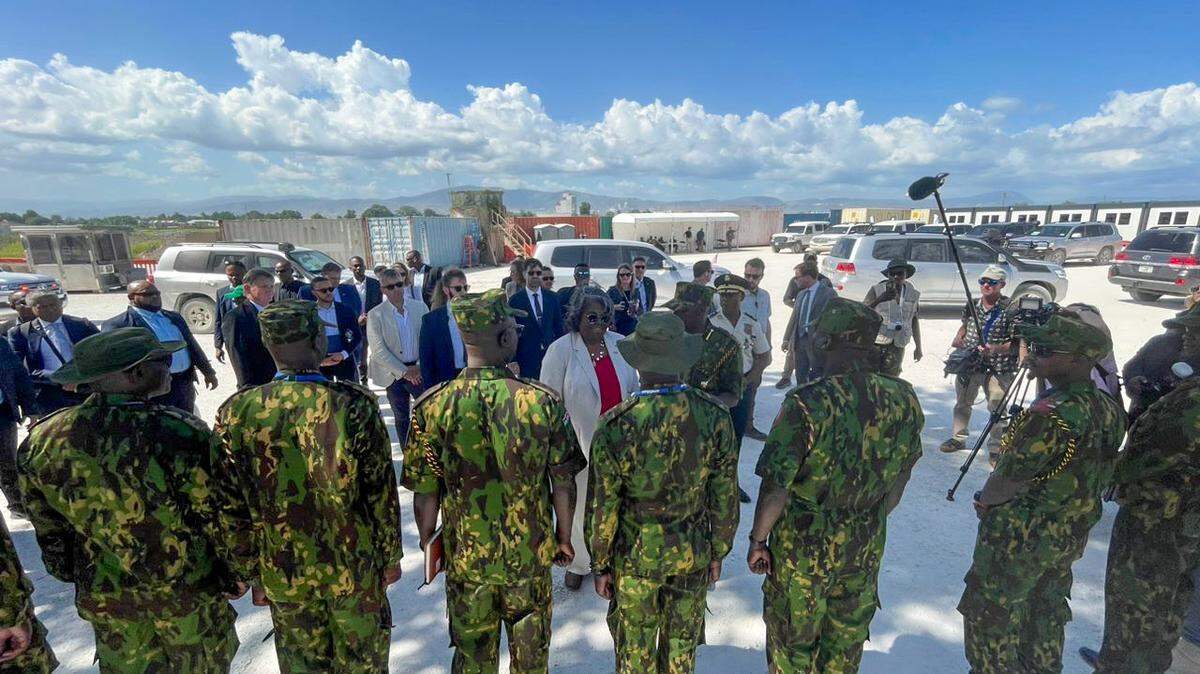 Linda Thomas-Greenfield, the U.S. ambassador to the United Nations. visited Haiti on Monday, July 22, 2024.