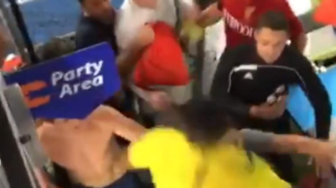 Red card leads to brawl at indoor soccer facility