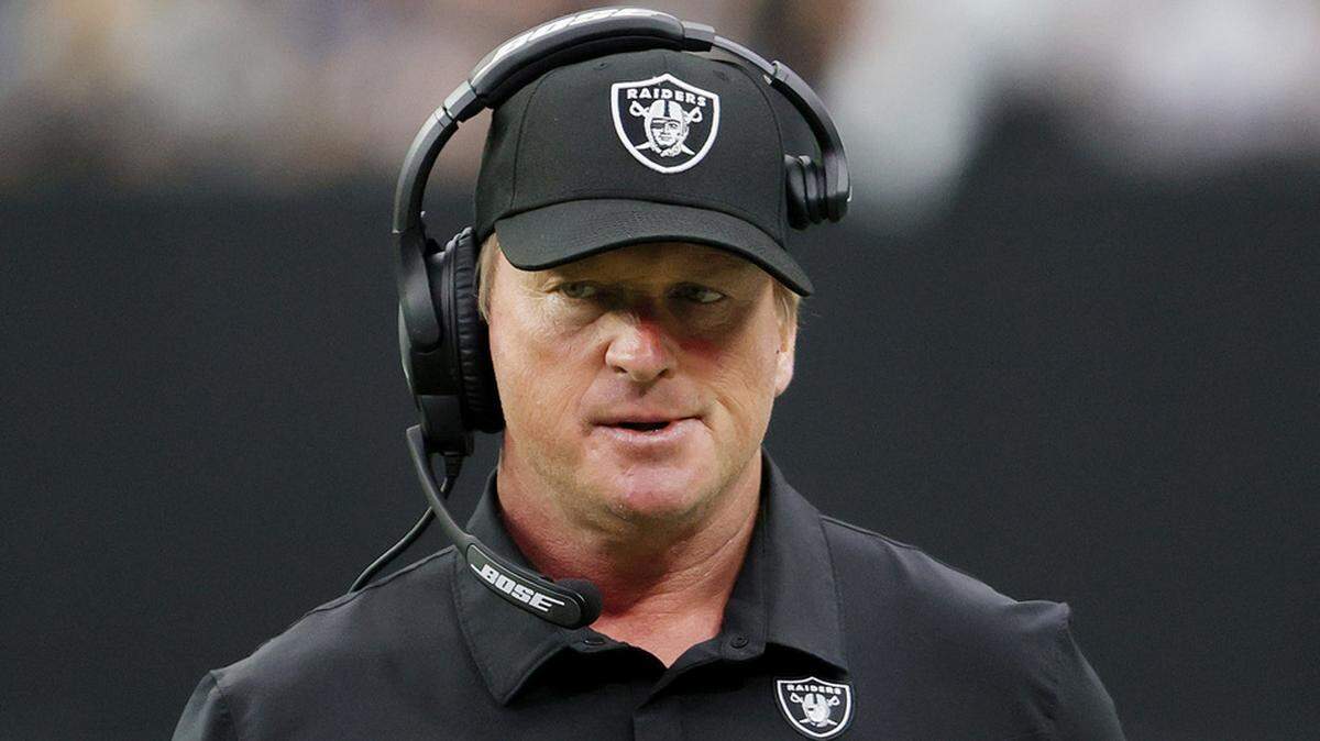 Jon Gruden resigned as head coach of the Las Vegas Raiders after his racist, misogynistic and homophobic email comments were revealed.