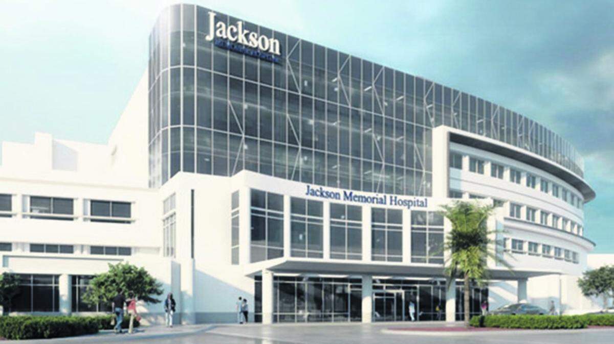 A rendering of a renovated Jackson Memorial Hospital Diagnostic Testing Center, where the health system performs its organ transplants. (Photo provided by Jackson Health System)