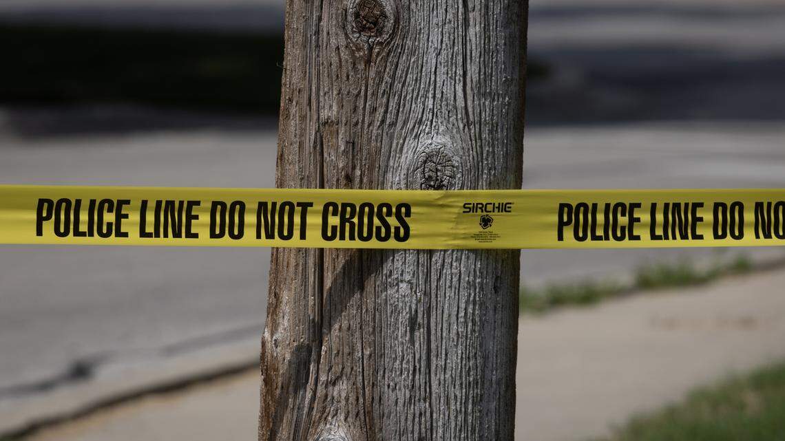 police line do not cross vehicle crash