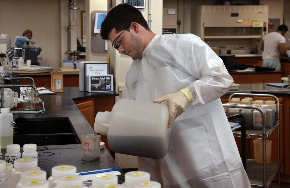  additional info: More than 143 million gallons of wastewater flow into Miami-Dade’s Central District Wastewater Treatment Plant on Virginia Key every day. But it takes only a cup of all that wastewater, gathered in tiny amounts over a 24-hour period, for public health officials to get a good idea of whether COVID-19 is spreading among the nearly 830,000 residents served by the treatment plant.