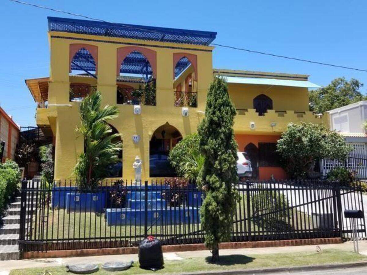 Facade of Walter Mercado’s home in Puerto Rico
