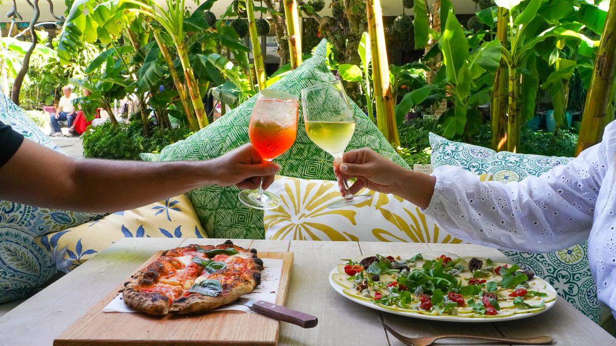 Gaby by Call Me Gaby also offers outdoor seating at the Aventura Mall.