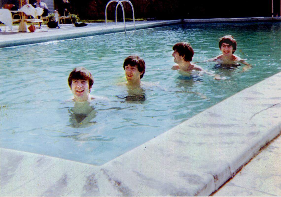 The Beatles visit the Pollak Family of Miami Beach in 1964.