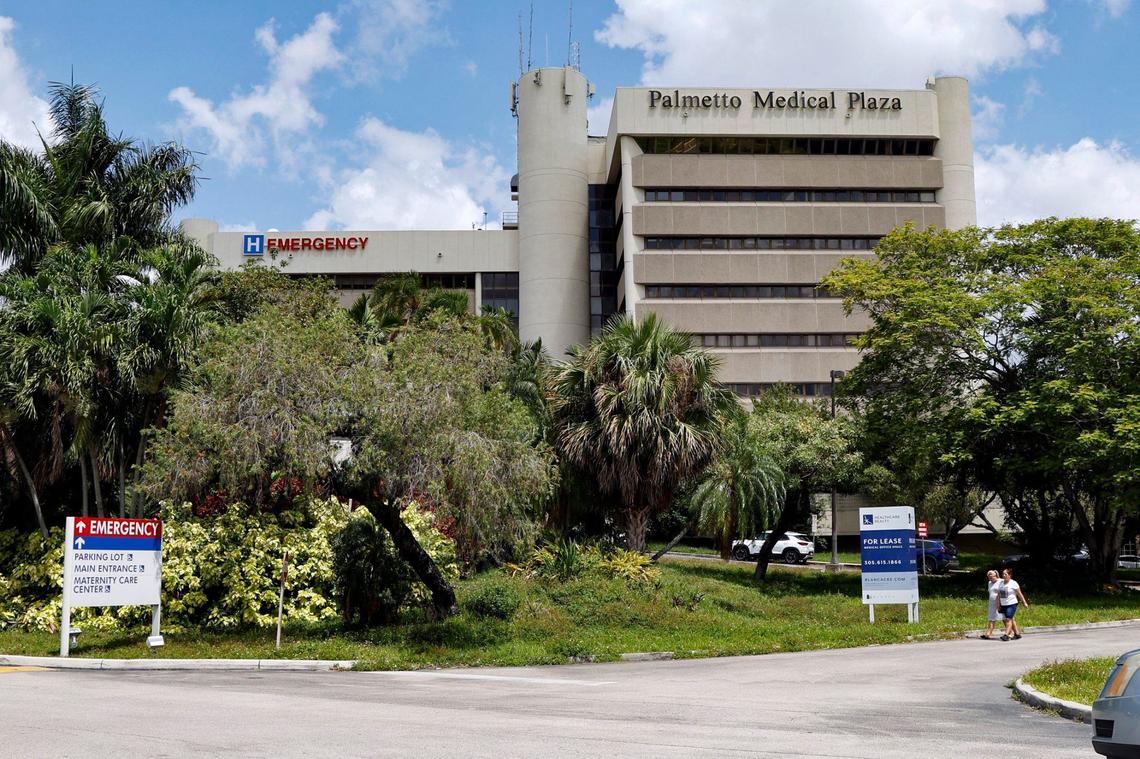 A view of Palmetto Medical Plaza at Palmetto General Hospital in Hialeah, Florida, on Tuesday, May 7, 2024.