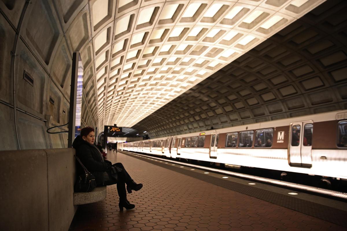 Guatemala’s former chief prosecutor Thelma Aldana awaits the metro in Washington, D.C., on February 27, 2020.