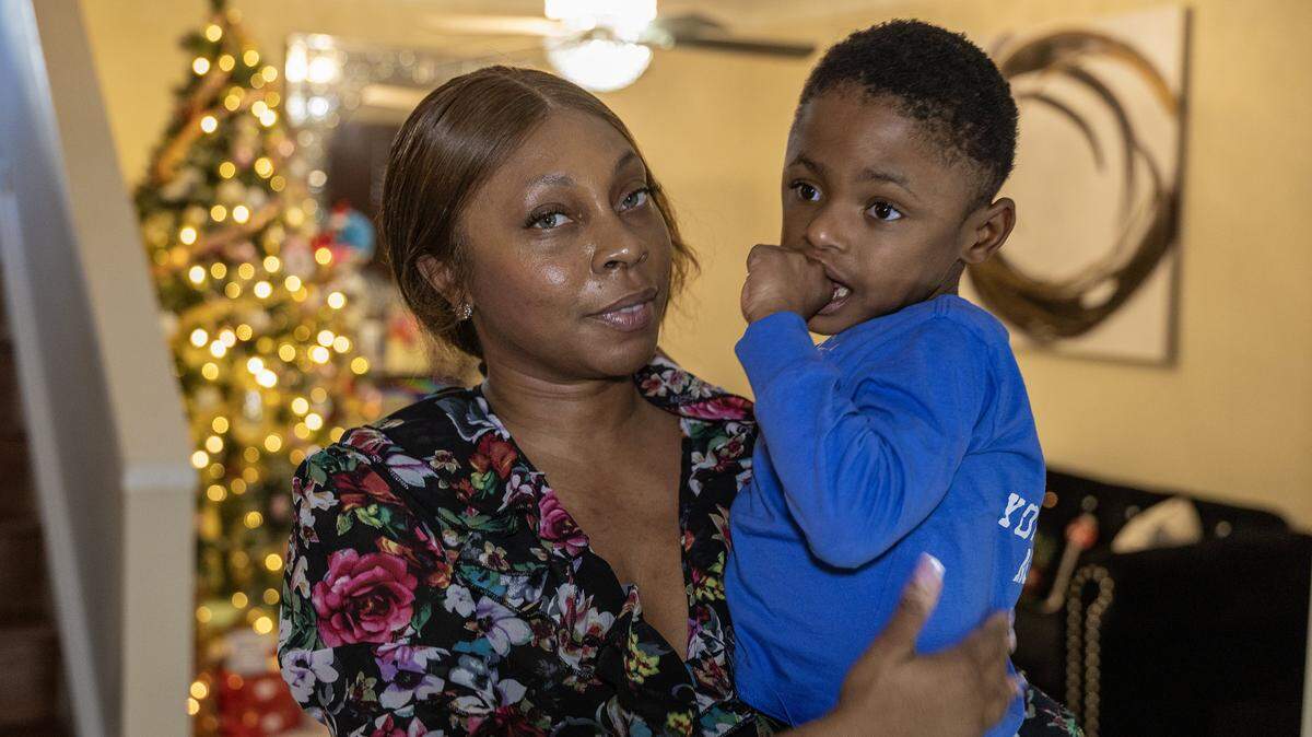 Carressa Jackson holds her son, Jerome Scott, born at 26 weeks and given little chance to survive a long list of medical challenges. Six years later, mother and son are still fighting to give him a better chance at an independent life.