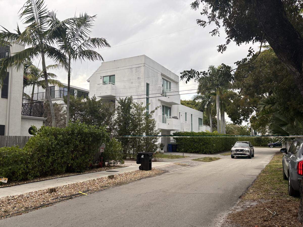 Police say there was a double-homicide on Tuesday, Feb. 10, 2026, on the 500 block of Northeast 15th Avenue in Fort Lauderdale. The street is seen here on Wednesday, Feb. 11, 2026. 