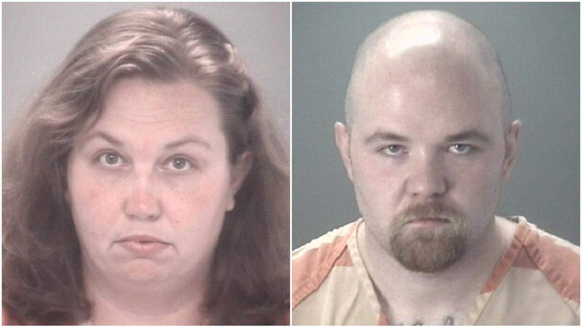Sarah Frances Adams and her husband, Thomas Earl Adams, were arrested in Pasco County on Tuesday, March 2.