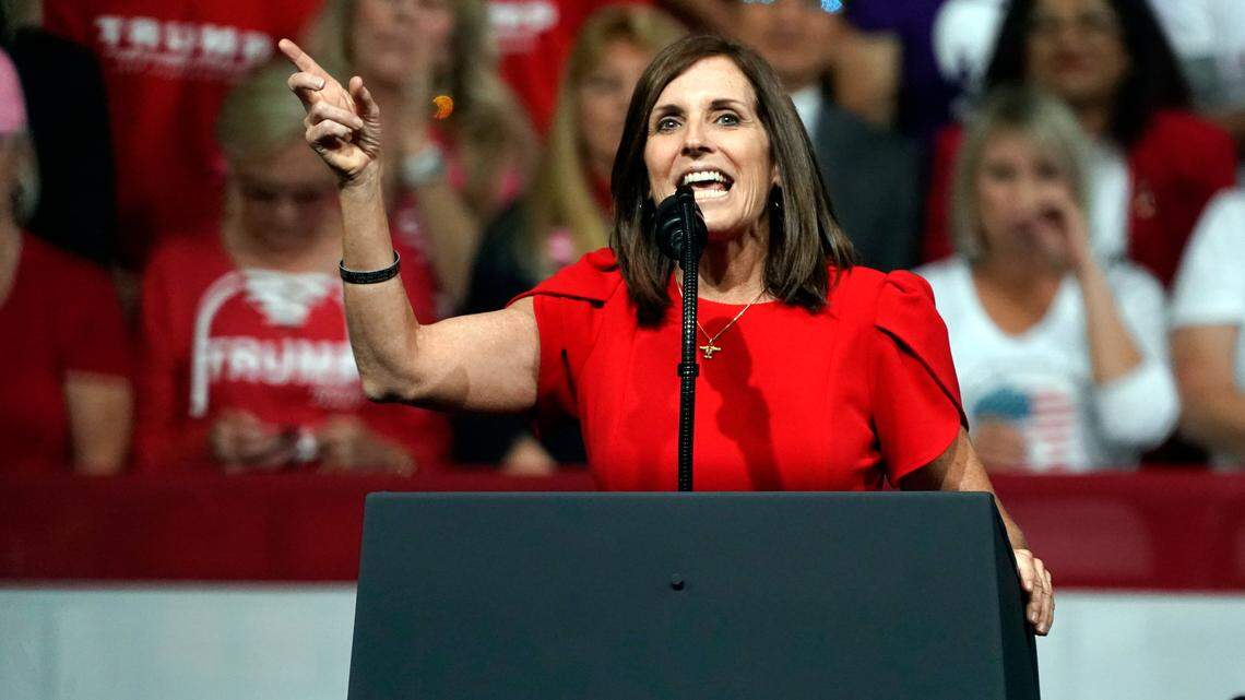 Martha McSally, a former Republican senator from Arizona, said she was sexually assaulted while on a run. (AP Photo/Rick Scuteri)