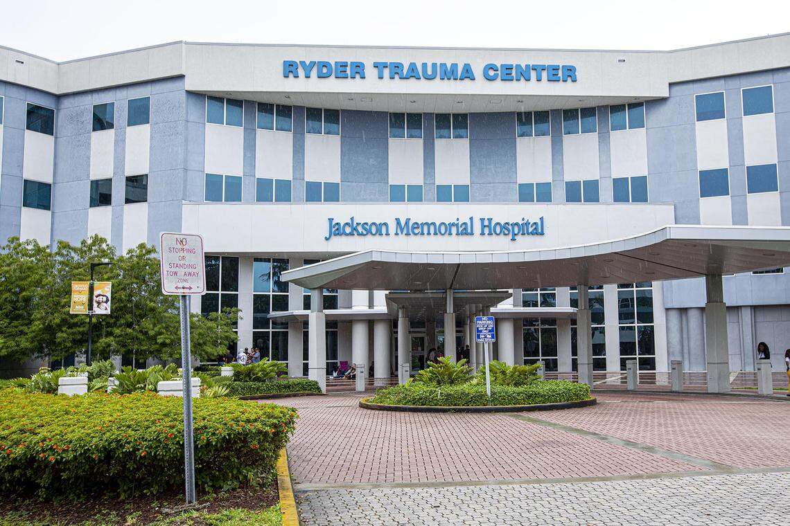 Jackson Memorial Hospital in Miami received its first shipment of Evusheld, a monoclonal antibody to prevent COVID-19 in immuno-compromised people, on Jan. 13.